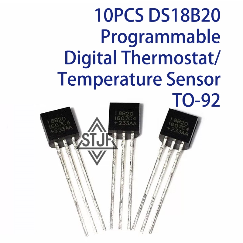Ds18B20 - 10PCS DS18B20 Programlanabilir Dijital Termostat/Sıcaklık Sensörü