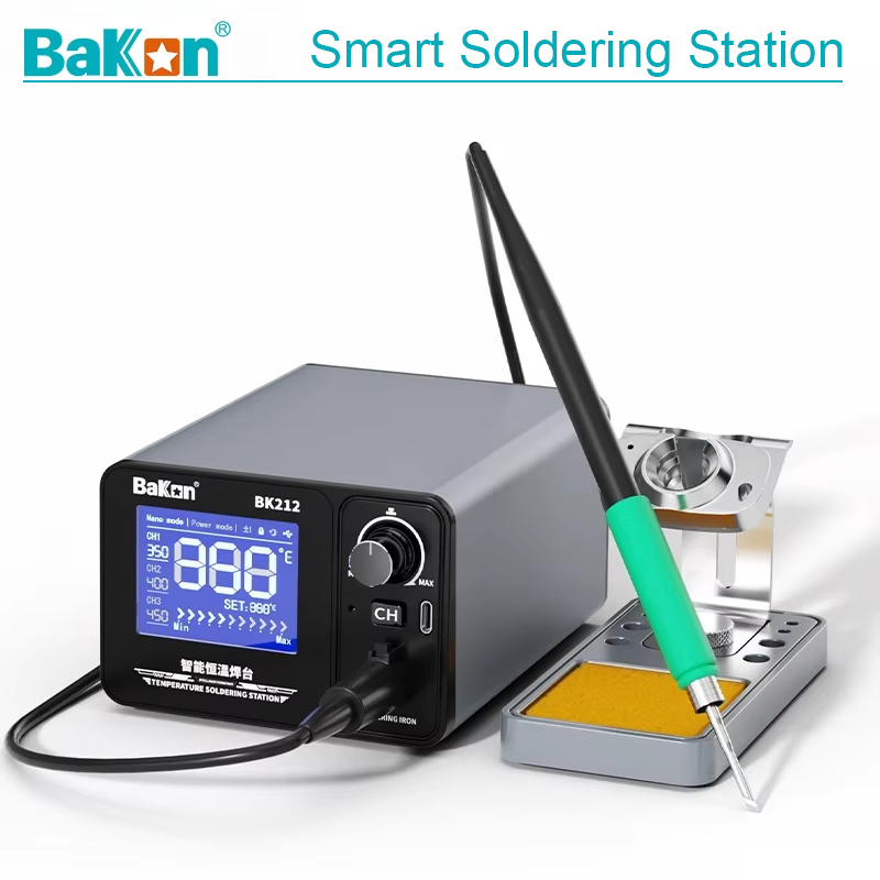 Soldering Iron Temperature Probe - Bakon BK212 Akıllı Lehimleme İstasyonu 180W,