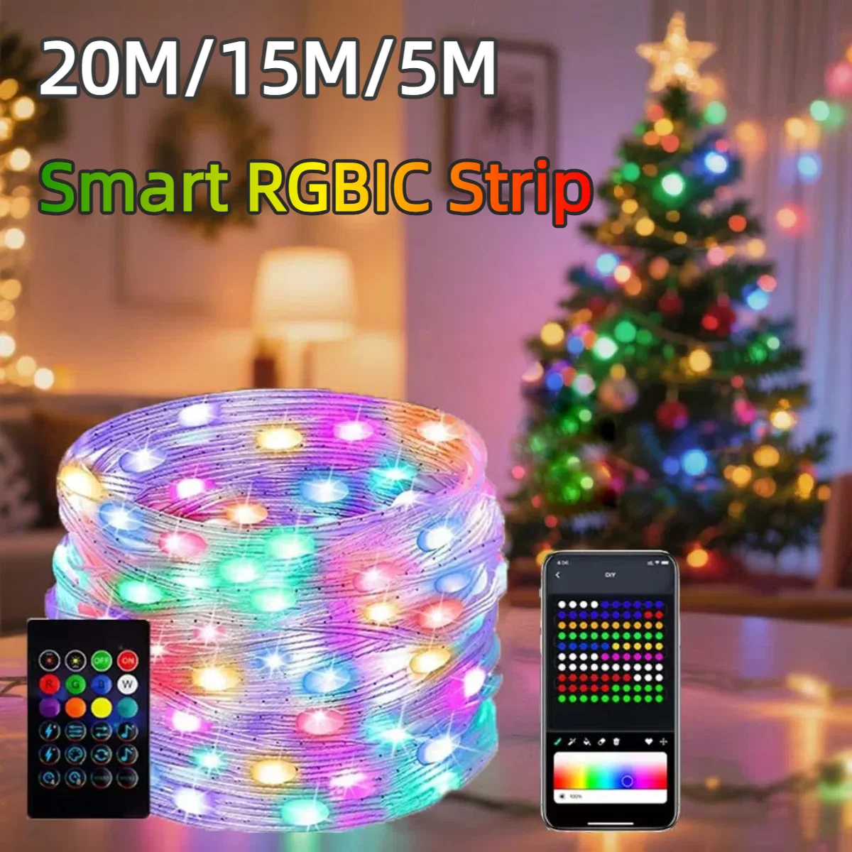 Ws2812B - 20M/10M/5M akıllı USB 5V LED dize