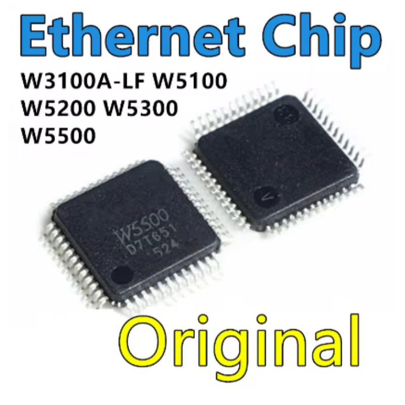 Ethernet W5500 - W3100A-LF W5100 W5200 W5300 W5500 Çip