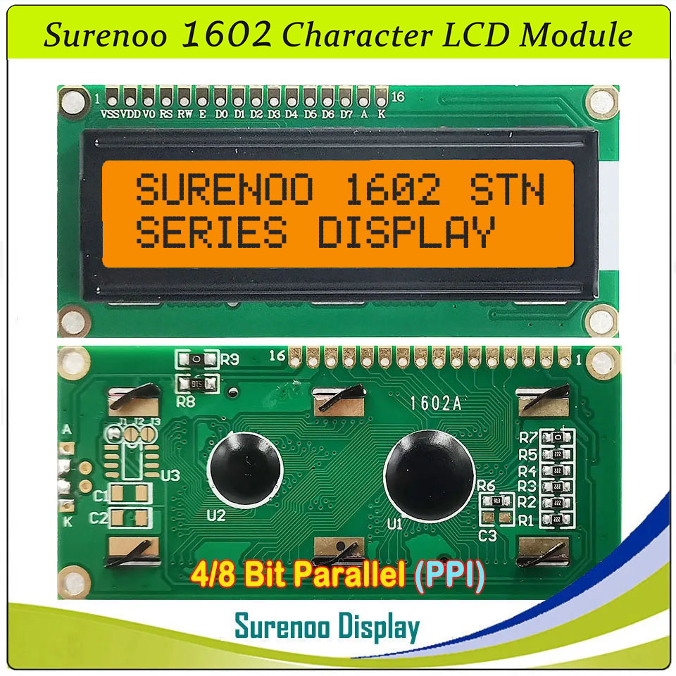 Surenoo 1602 16X2 162 5V 4-Bit - Lcd 1602 incelemesi ve fiyatı