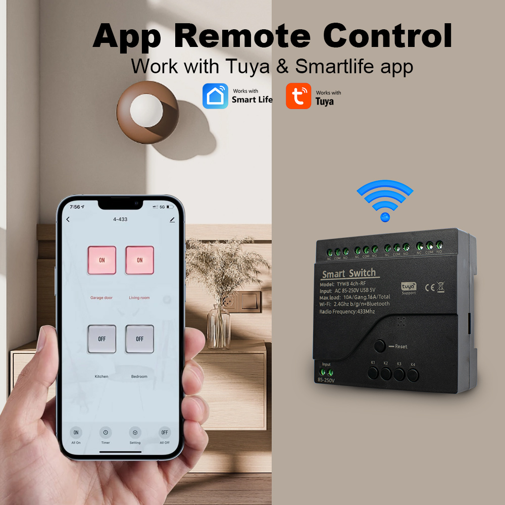 4CH Tuya Akıllı Wifi Anahtar M - Ir Remote Module incelemesi ve fiyatı