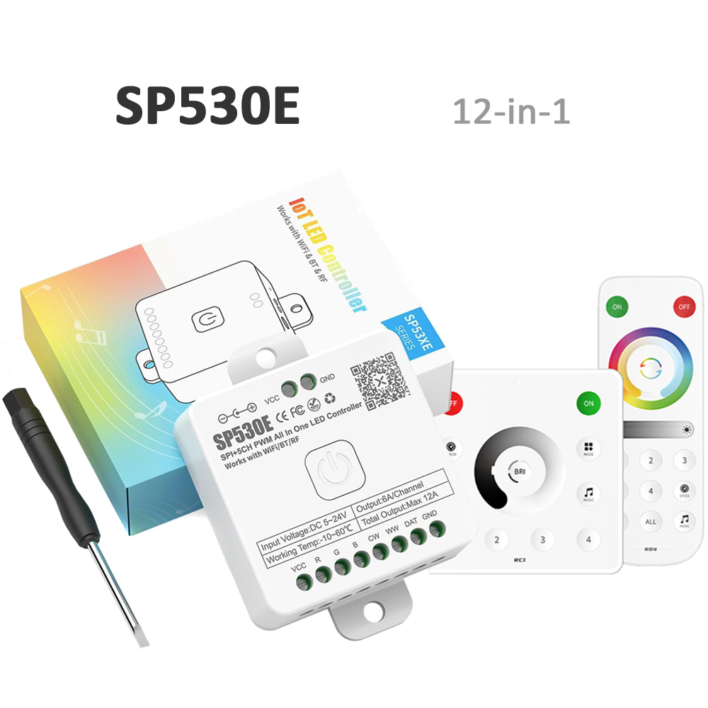 SP530E Wifi Bluetooth LED Kont - Ws2812B Strip 5V incelemesi ve fiyatı