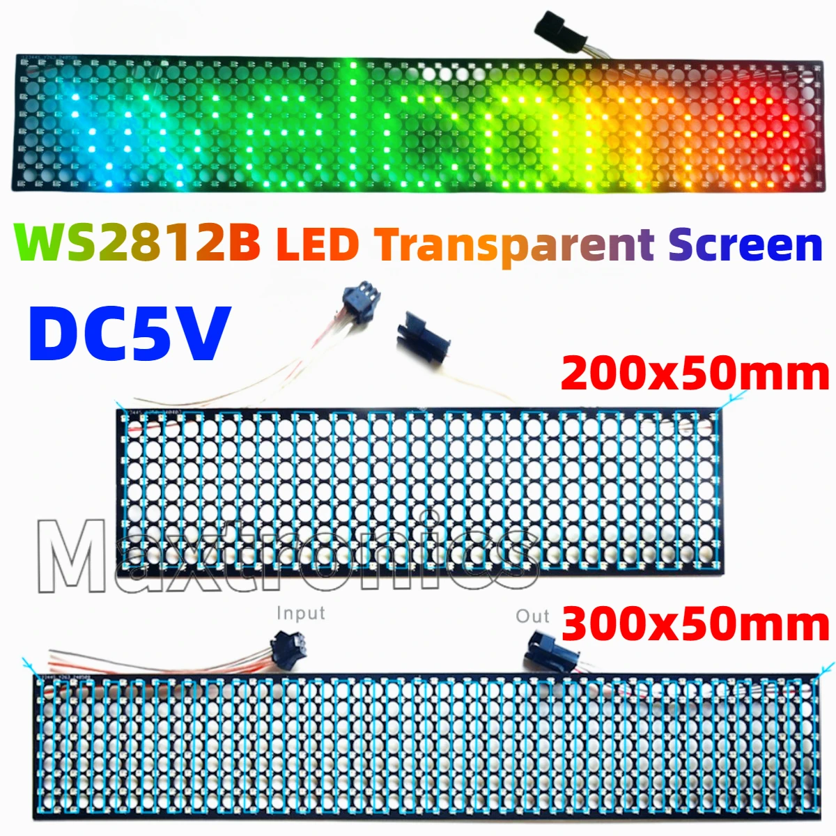 WS2812B LED Şeffaf Ekran Tam R - Ws2812B incelemesi ve fiyatı