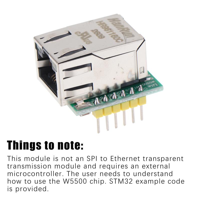 USR-ES1 W5500 Çip SPI'dan LAN  - Ethernet W5500 incelemesi ve fiyatı