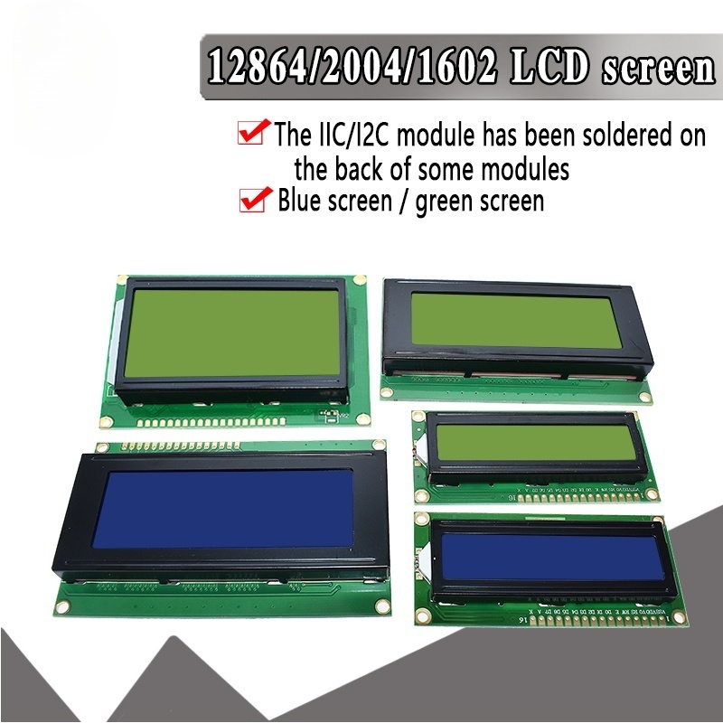 LCD 1602 2004 Modülü Mavi Yeşi - Lcd 1602 incelemesi ve fiyatı