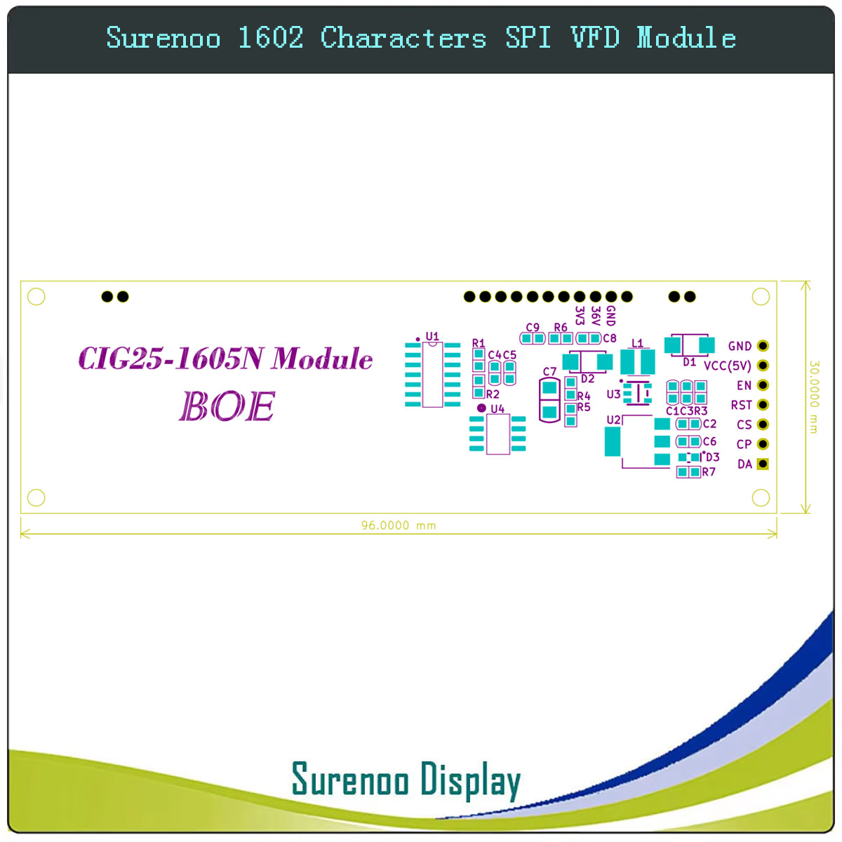 Surenoo 7P Seri SPI 1602 162 1 - Lcd 1602 incelemesi ve fiyatı